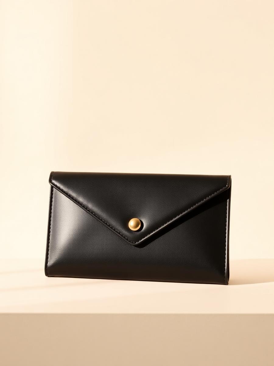 Bijou Leather Clutch